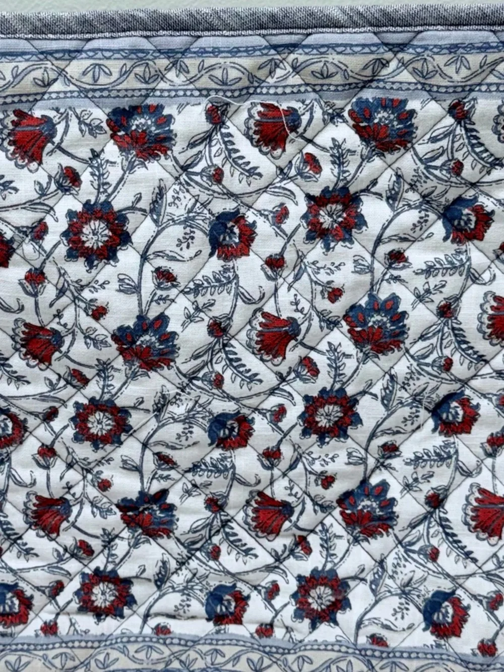Set of 2 Floral and Chambray Double Sided Placemats - Threshold™, Spring 2026